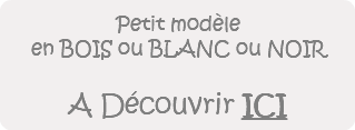 
Petit modèle en BOIS ou BLANC ou NOIR A Découvrir ICI